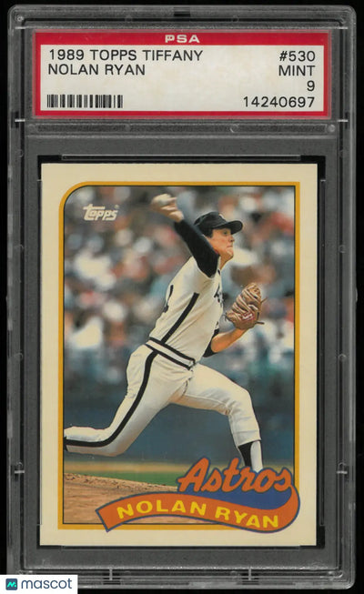 1989 Topps Tiffany Nolan Ryan PSA 9