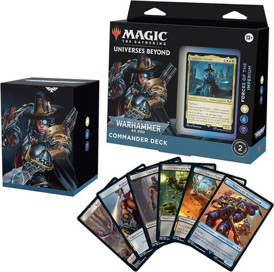 Magic The Gathering Universes Beyond Warhammer 40k Commander Deck Forces of the Imperium
