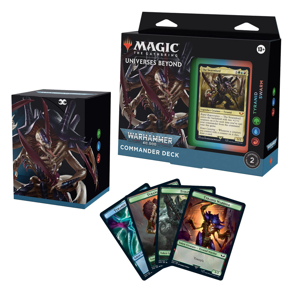 Magic The Gathering Universes Beyond Warhammer 40k Commander Deck Tyranid Swarm