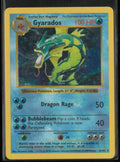 1999 Pokemon Base Set Unlimited Gyarados Holo Rare 6/102 LP