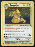 1999 Pokemon Fossil Unlimited Holofoil Dragonite 4/62 LP