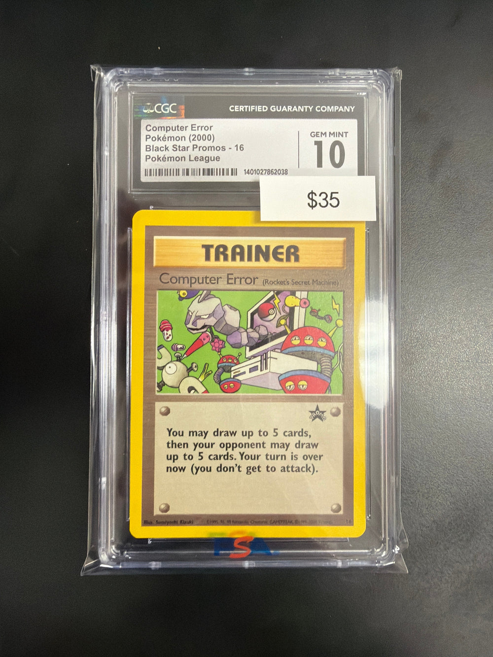 Pokemon Computer Error #16 CGC 10