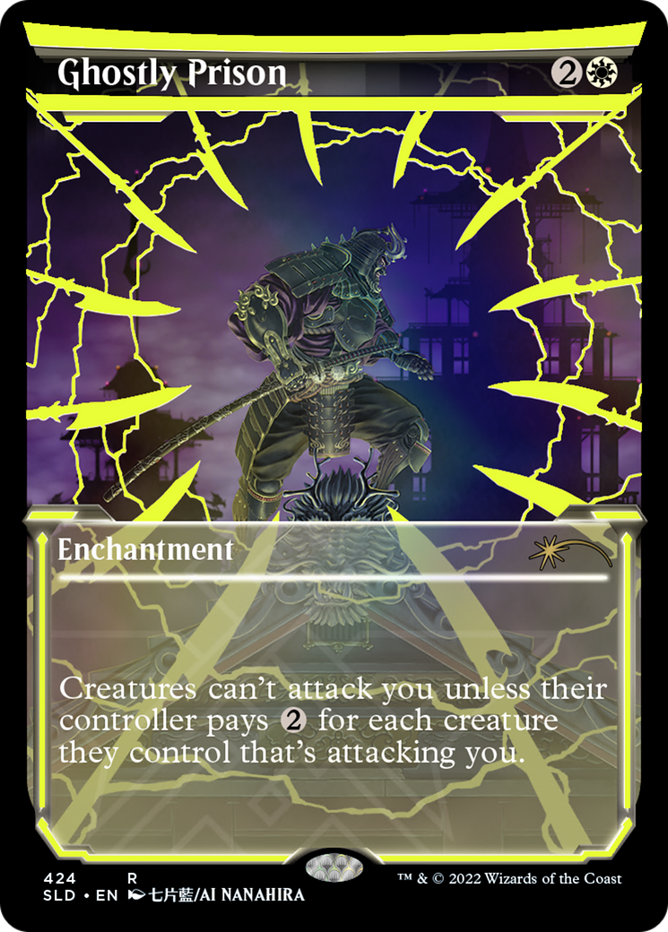 Ghostly Prison (SLD-424) - Secret Lair Drop: (Showcase) Foil