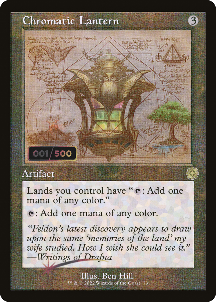 Chromatic Lantern (BRR-73Z) - The Brothers' War Retro Artifacts Foil
