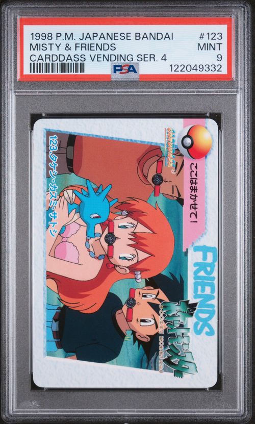 PSA 9 MISTY & FRIENDS CARDDASS VENDING SER. 4