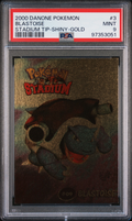PSA 9 BLASTOISE STADIUM TIP-SHINY-GOLD