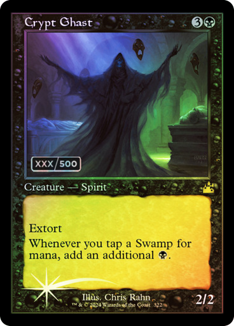 Crypt Ghast (RVR-322Z) - Ravnica Remastered Foil