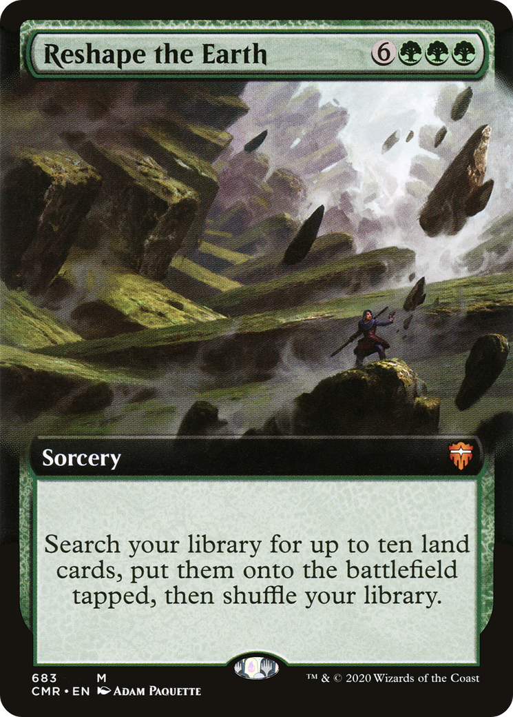 Reshape the Earth (CMR-683) - Commander Legends: (Extended Art)