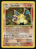 2000 Pokemon Base Set 2 Holo Rare Charizard 4/130 LP