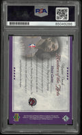 2000 Upper Deck Trading Card Auto Vince Carter PSA Auth Auto