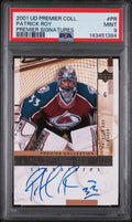 2001 Upper Deck Premier Collection Premier Signature Autograph Patrick Roy PSA 9