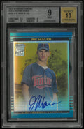 2002 Bowman Chrome Gold Refractors Joe Mauer RC Rookie Auto BGS 9 Auto 10