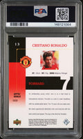 2003 Upper Deck Manchester United Red Jersey Cristiano Ronaldo #13 PSA 6