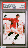 2004 Upper Deck SP Authentic Manchester United Cristiano Ronaldo PSA 8