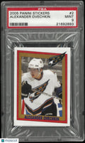 2005-06 Panini Stickers Alexander Ovechkin RC Rookie PSA 9