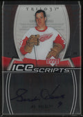 2006-07 Uper Deck Trilogy Ice Scripts Autograph Gordie Howe "Mr Hockey" Auto