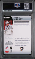 2007 Fleer Ultra Sidney Crosby Ice Medallion /100 PSA 8