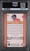 2007 Upper Deck Series 1 Young Guns Rookie Carey Price RC PSA 9