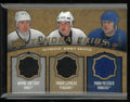 2008-09 UD Artifacts Tundra Trios Gretzky Lemieux Messier Jersey Patch /75