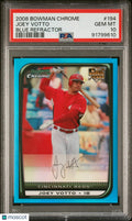 2008 Bowman Chrome Joey Votto RC Rookie Blue Refractor Auto PSA 10 /150