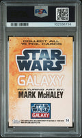 2012 Topps Star Wars Galaxy Series 7 Foil Cards Darth Vader #14 PSA 10
