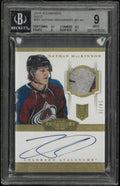 2013-14 Panini Dominion Gold Nathan MacKinnon RC Jersey Patch Auto BGS 9 /25