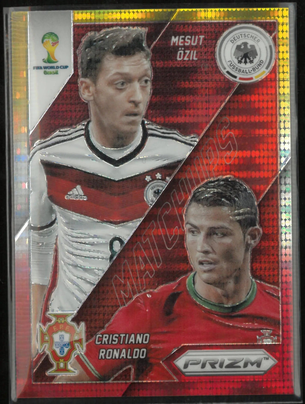 2014 Panini Prizm FIFA World Cup Brazil Cristiano Ronaldo/ Mesut Ozil