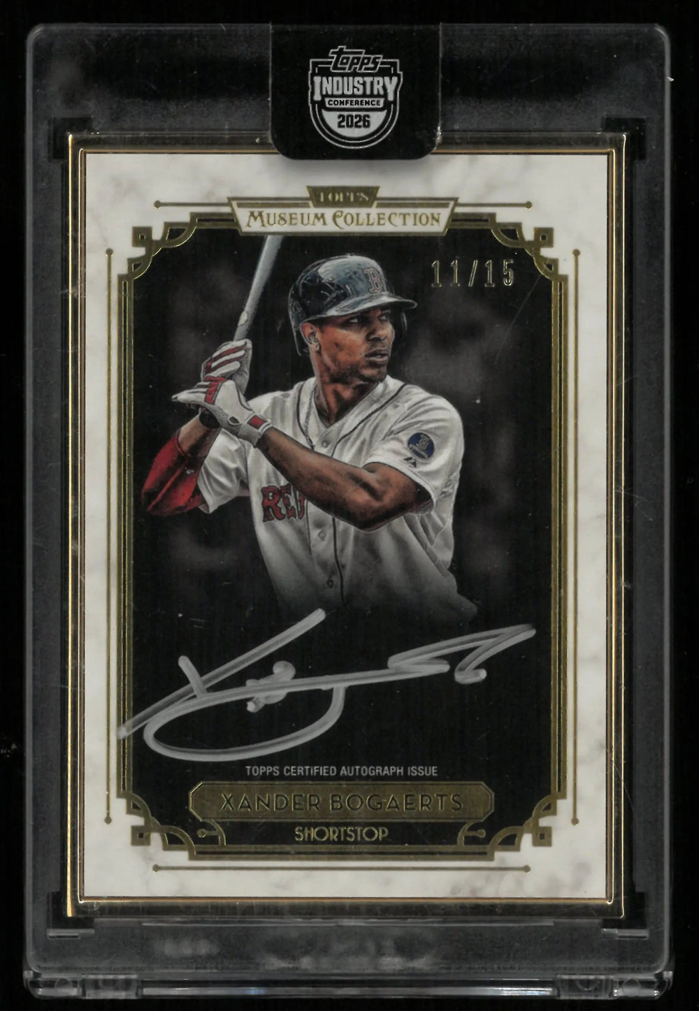 2014 Topps Museum Collection Masterpiece Autograph Xander Bogaerts Auto /15