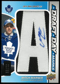 2015-16 UD SP Game Used Mitch Marner Draft Day Marks "Letter A" RC Auto 1/35