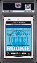 2015 O-Pee-Chee UpdateeMarquee Rookie Connor McDavid Rainbow Foil RC PSA 9