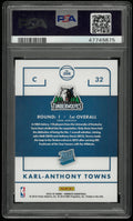 2015 Panini Donruss Rated Rookie Karl-Anthony Towns RC PSA 10