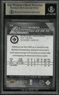 2015 Upper Deck Series 1 Connor Hellebuyck Young Guns RC Rookie BGS 9.5