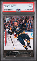 2015 Upper Deck Series Two Young Guns Rookie Jack Eichel RC PSA 9