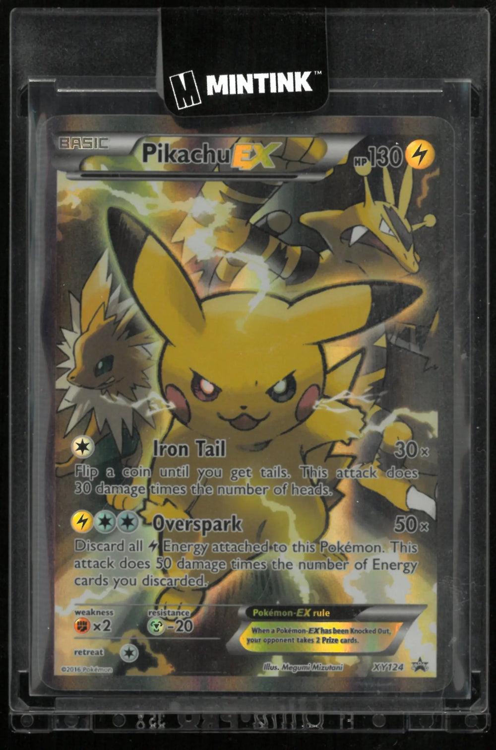 2016 Pokemon XY Promos Pikachu EX XY124 LP