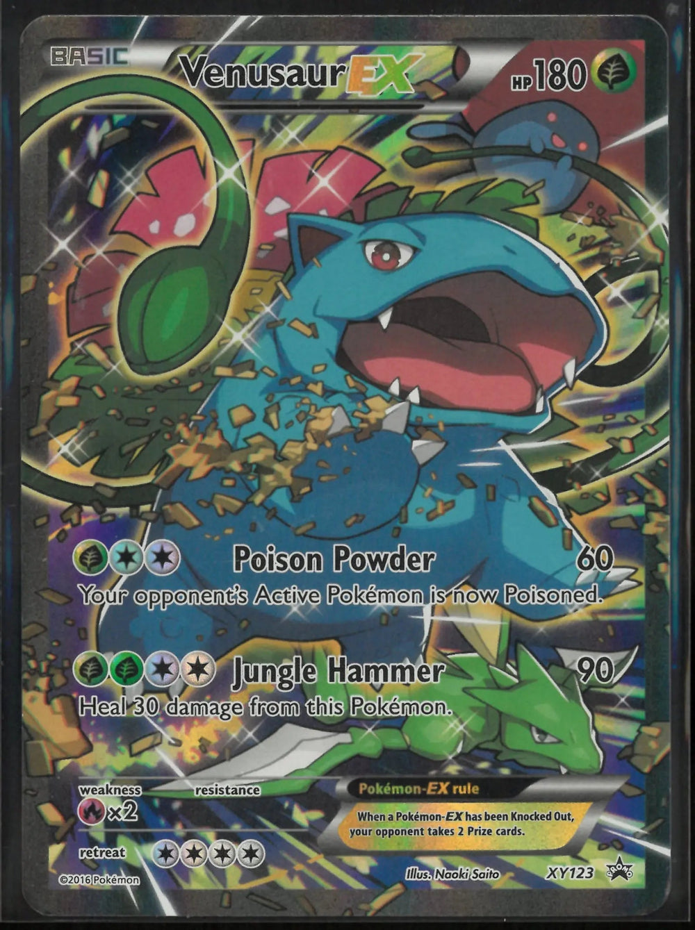 2016 Pokemon XY Promos Venusaur EX XY123 MP