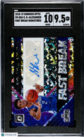 2018 Donruss Fast Break Shai Gilgeous-Alexander Auto Rookie RC SGC 9.5 Auto 10