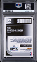 2018 Donruss Rookie Dominator Signatures Auto S. Gilgeous-Alexander PSA 9 /99