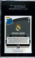 2018 Donruss Soccer Vinicius Junior Rated Rookie RC Red Press Proof SGC 10
