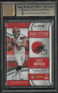 2018 Panini Contenders Optic ROTY Contenders Auto Baker Mayfield BGS 9.5 Auto 10