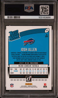 2018 Panini Donruss Football Josh Allen Rated Rookie #304 PSA 10