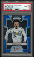 2018 Panini Prizm World Cup Leroy Sane #93 Blue PSA 10