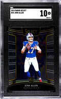 2018 Panini Select Football Rookie Josh Allen RC SGC 10