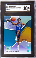2018 Panini Status Rookie Shai Gilgeous-Alexander Purple RC SGC 10
