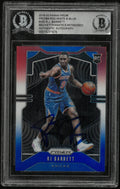 2019-20 Prizm Basketball RJ Barrett RC Red White Blue In Person Auto BGS Authentic