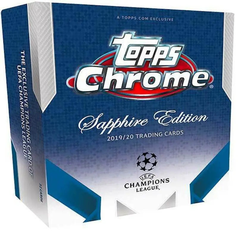 2019-20 Topps UEFA Champions League Chrome Sapphire Edition Soccer Hobby Box
