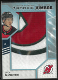 2019-20 Upper Deck Black Diamond Rookie Team Logo Jumbos Jack Hughes RC