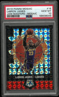 2019 Panini Mosaic Jam Masters LeBron James PSA 10
