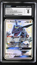 2019 Pokemon Celestial Storm Rayquaza GX Hidden Fates UPC CGC 8 177a/168