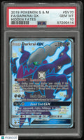 2019 Pokemon Sun & Moon Hidden Fates Darkrai GX Fa Hidden Fates PSA 10 #SV70