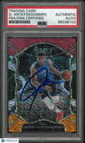 2020-21 Panini Select Giannis Antetokounmpo Autograph Auto PSA Authentic Auto